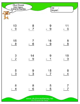 İşlemler yaprak test